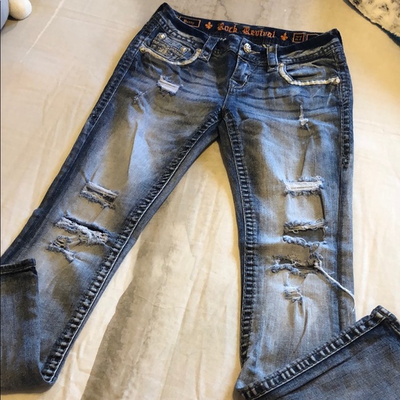 COPY - Rock Revival Jeans 27 Betty Studded boot c… - Picture 4 of 7